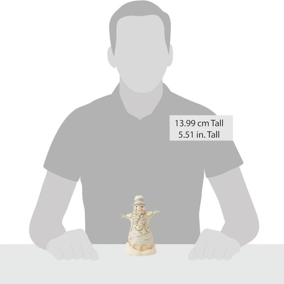 Enesco Jim Shore Heartwood Creek White Woodland Snowman in Top Hat Figurine NEW - Picture 5 of 6